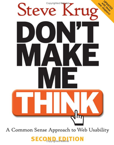 Knygos "Don't make me think" viršelis
