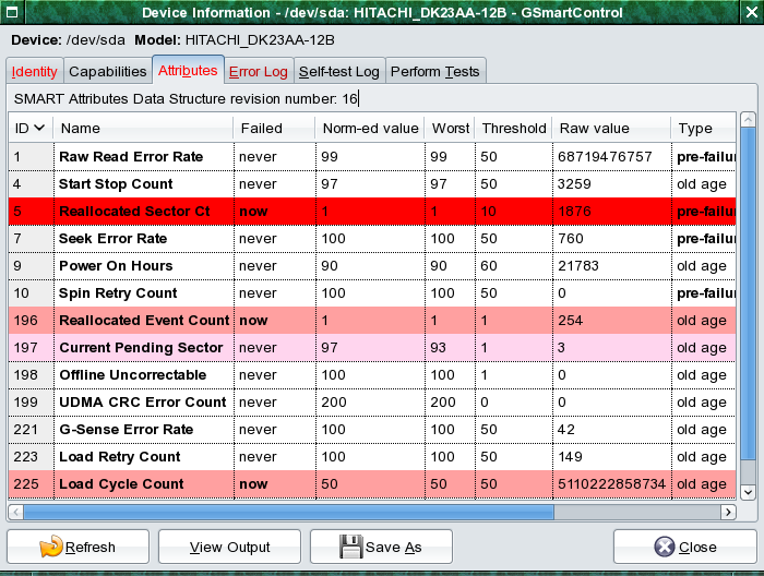 GSmartControl programa